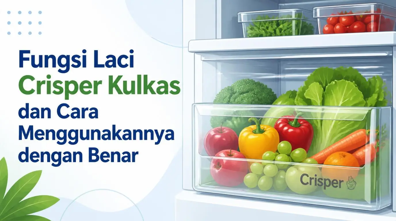 Fungsi Laci Crisper Kulkas dan Cara Menggunakannya dengan Benar