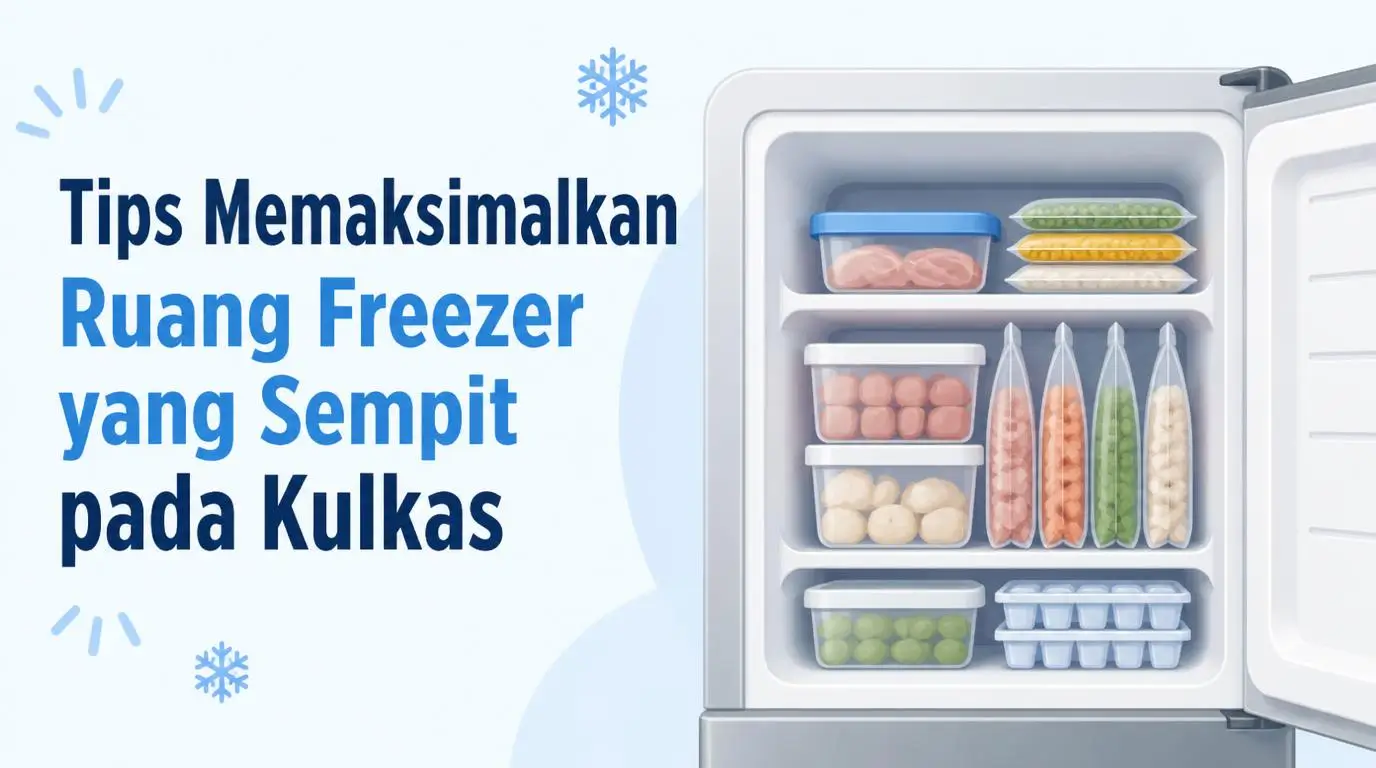 Tips Memaksimalkan Ruang Freezer yang Sempit pada Kulkas