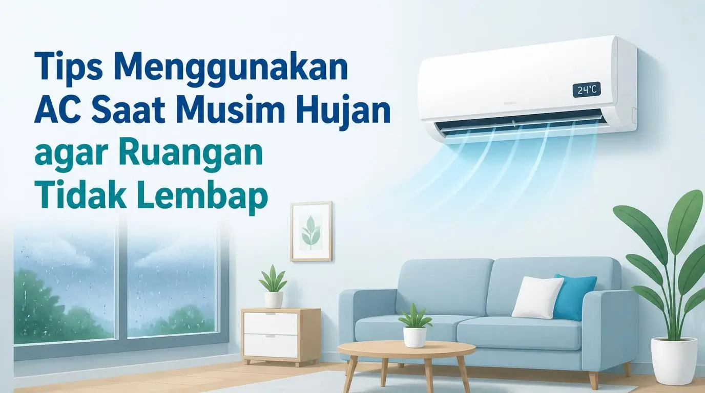 Tips Menggunakan AC Saat Musim Hujan agar Ruangan Tidak Lembap