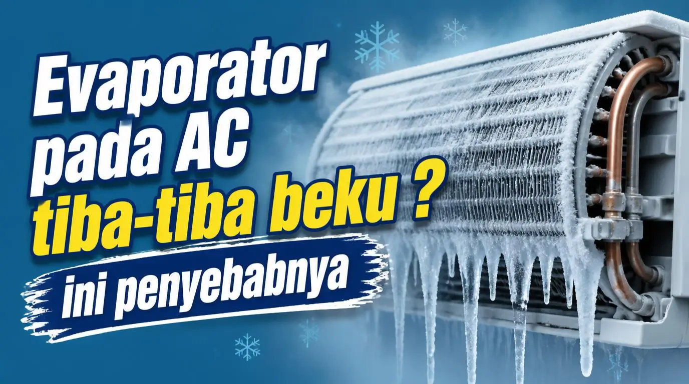 Evaporator AC Tiba-Tiba Beku Ini Penyebab dan Cara Mengatasinya