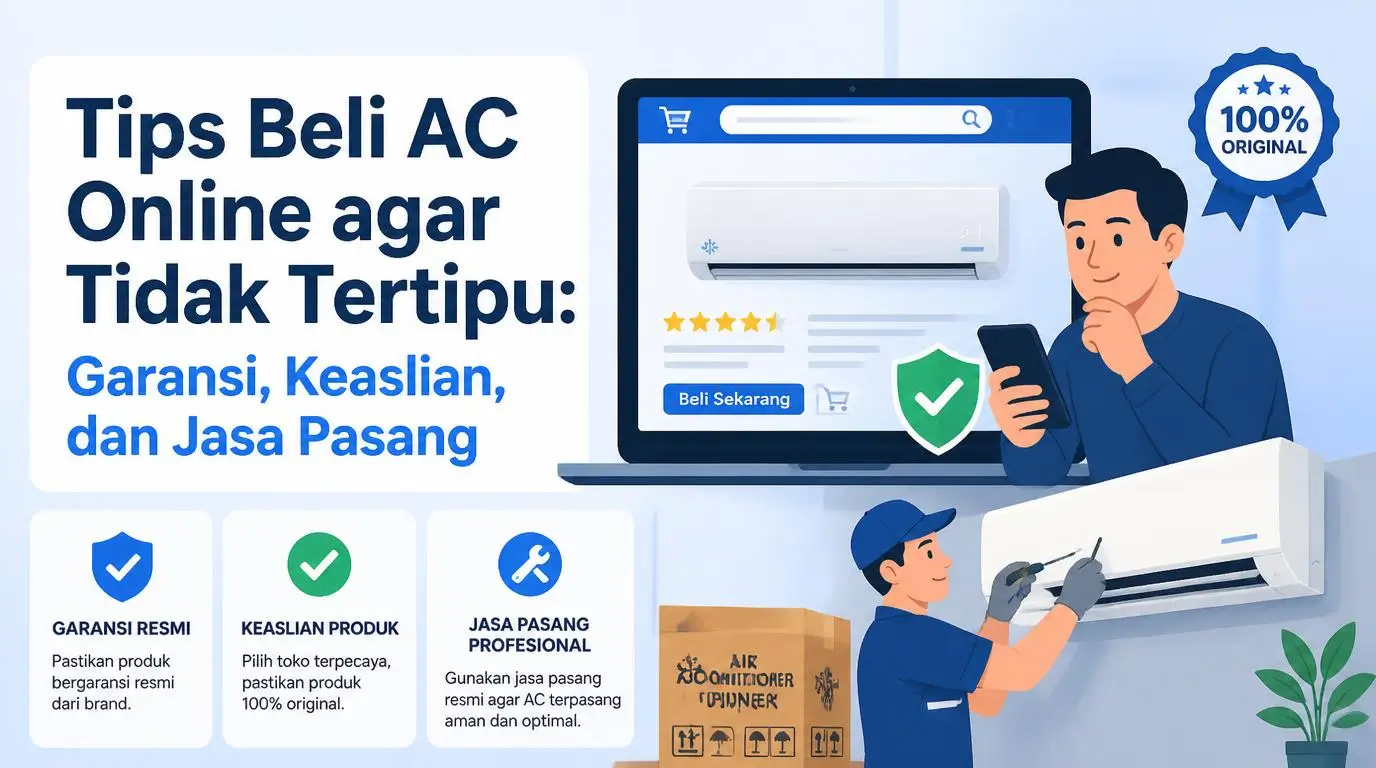 Tips Beli AC Online agar Tidak Tertipu: Garansi, Keaslian, dan Jasa Pasang